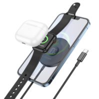 Беспроводное ЗУ BOROFONE BQ18, 3в1, Magsafe, 5V/2A, 15W, черный(мятая упаковка) Беспроводное ЗУ BOROFONE BQ18, 3в1, Magsafe, 5V/2A, 15W, черный(мятая упаковка)