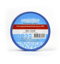 Изолента Smartbuy 0.13х15мм, 20 метров, синий