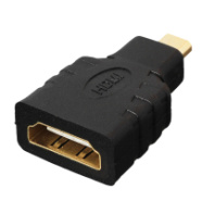 Переходник HDMI (гн) - microHDMI (шт) Cablexpert черный (A-HDMI-FD)