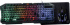 Набор игровой Qumo Mystic K58/M76, клавиатура+мышь+коврик, подсветка, черный