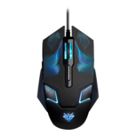 Мышь SmartBuy 743G Rush Gaki, USB, игров.,пров.,опт.,6кн., 1200-3200dpi, черный