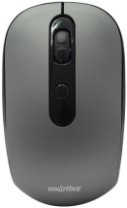 Мышь SmartBuy 262AG One, USB беспр.,опт.,4кн., 800-1600dpi, бесшумная, серый 