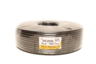 Кабель коаксиальный Selenga RG-6, PE, морозостойкий, бухта 100м, черный