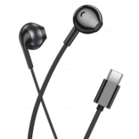 Гарнитура Hoco M115, вкладыши, Type-C, черный