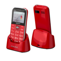 Телефон Maxvi B6ds up Red (dock станция в комплекте)