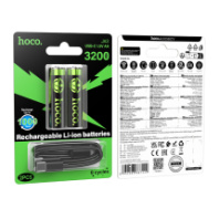 Аккумулятор Hoco R06 (AA) 860mAh/3200mWh BL2 (+кабель USB-2Type-C) 