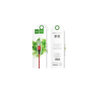 Кабель HOCO MicroUSB X14, 2А, тканевая оплетка, 2м, черный/красный 1/30/300