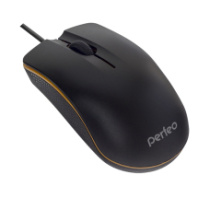 Мышь Perfeo LINE, USB, пров.,опт.,3кн., 1200dpi, черный