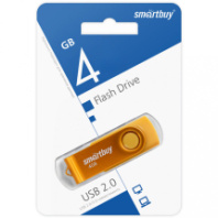 Накопитель USB 4Gb SmartBuy Twist Yellow