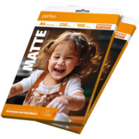 Бумага Perfeo матовая A4 , 230г/м. 100л 