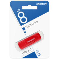 Накопитель USB 8Gb SmartBuy Scout Red Накопитель USB 8Gb SmartBuy Scout Red