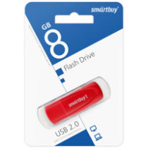 Накопитель USB 8Gb SmartBuy Scout Red