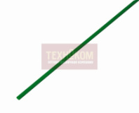 Термоусадка REXANT 2.5 / 1.25 мм 1м зелёная 