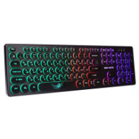 Клавиатура Dialog Gan-Kata KGK-16U, USB, RGB, мембран.,104кл., черный