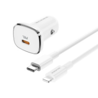 АЗУ BOROFONE BZ12B, 1Type-C, PD18W, 3A + Type-C/Lighnting 1м, белый АЗУ BOROFONE BZ12B, 1Type-C, PD18W, 3A + Type-C/Lighnting 1м, белый