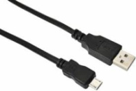 Кабель REXANT MicroUSB, 2А, ТПЭ, 3м, черный 