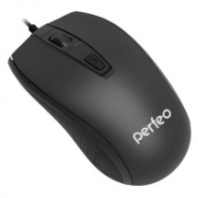 Мышь Perfeo PROFIL, USB, пров.,опт.,4кн., 800-1600dpi, черный