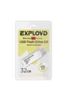 Накопитель USB 32Gb Exployd 650 White Накопитель USB 32Gb Exployd 650 White