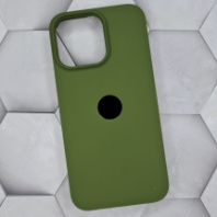 Чехол-накладка для iPhone 15 Pro Max Silicone Case, хаки Чехол-накладка для iPhone 15 Pro Max Silicone Case, хаки