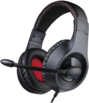 Гарнитура полноразмерная Defender Redragon Pelias, игровая, 1.6м, 4pin jack/2*AUX 3.5мм, черный