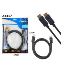 Кабель DisplayPort - DisplayPort 4K 1.5м черный