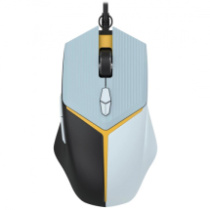 Мышь DEFENDER Shotgun GM-176, игров.,пров.,опт.,6кн., 1200-3600dpi, черный/белый