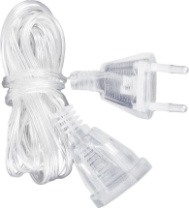 Удлинитель внутренней гирлянды вилка-штепсель 5 метров Удлинитель внутренней гирлянды вилка-штепсель 5 метров