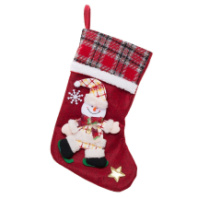 Подарочная упаковка - новогодний носок New Year (multi color) (002)