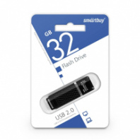 Накопитель USB 32Gb SmartBuy Quartz Black