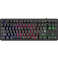 Клавиатура DEFENDER Dark Lord GK-580, USB, Rainbow, мембран.,87кл., черный