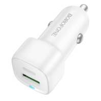 АЗУ BOROFONE BZ34B, 1USB/1Type-C, QC3.0+PD20W, белый