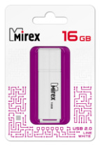 Накопитель USB 16Gb Mirex Line White
