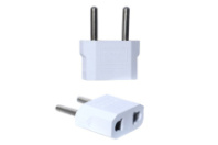 Сетевой переходник Евро вилка B007, белый