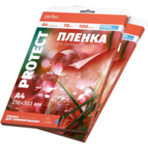 Пленка Perfeo для ламинирования 70 мик А4 (100 шт.-1уп.) 216х303