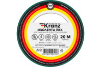 Изолента KRANZ 0.13х15 мм, 20м, зеленый Изолента KRANZ 0.13х15 мм, 20м, зеленый