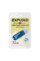 Накопитель USB 32Gb Exployd 650 Blue Накопитель USB 32Gb Exployd 650 Blue