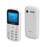 Телефон Maxvi B201 White Телефон Maxvi B201 White