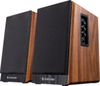 Ак.система 2.0 DEFENDER Aurora S50 50Вт, деревянный корпус, bluetooth/AUX, коричневый