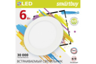Cветодиодный (LED) светильник SmartBuy DL встраиваемый 6w/4000K/IP20 (SBL-DL-6-4K)