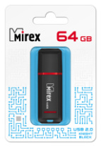 Накопитель USB 64Gb Mirex Knight Black Накопитель USB 64Gb Mirex Knight Black