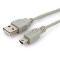Кабель Gembird MiniUSB 0.9м серый