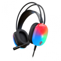 Гарнитура полноразмерная SmartBuy VAULT, игровая, 2.1м, USB+2*AUX 3.5мм, LED, черный Гарнитура полноразмерная SmartBuy VAULT, игровая, 2.1м, USB+2*AUX 3.5мм, LED, черный