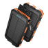Аккумулятор внешний Hoco J164 8000mAh, солнечная панель, фонарик, черный