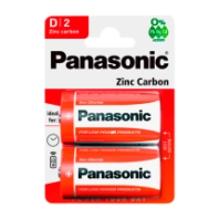 Батарейка Panasonic Zinc Carbon R20 (D) BL2 2/24/120