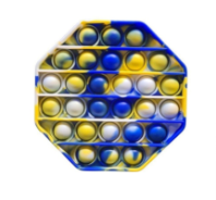 POP IT ромб сине-жёлтый