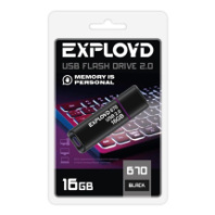 Накопитель USB 16Gb Exployd 670 Black