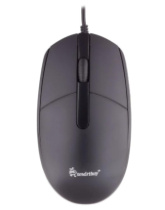 Мышь SmartBuy 208 One, USB, пров.,опт.,3кн., 1200dpi, черный