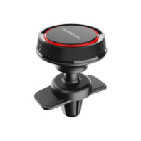 Автодержатель BOROFONE BH12 магнитный, на воздуховод, черный/красный