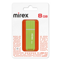 Накопитель USB 8Gb Mirex Line Green