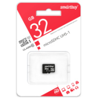 Карта памяти micro SD 32Gb SmartBuy class 10 без адаптера (UHS-I) Карта памяти micro SD 32Gb SmartBuy class 10 без адаптера (UHS-I)